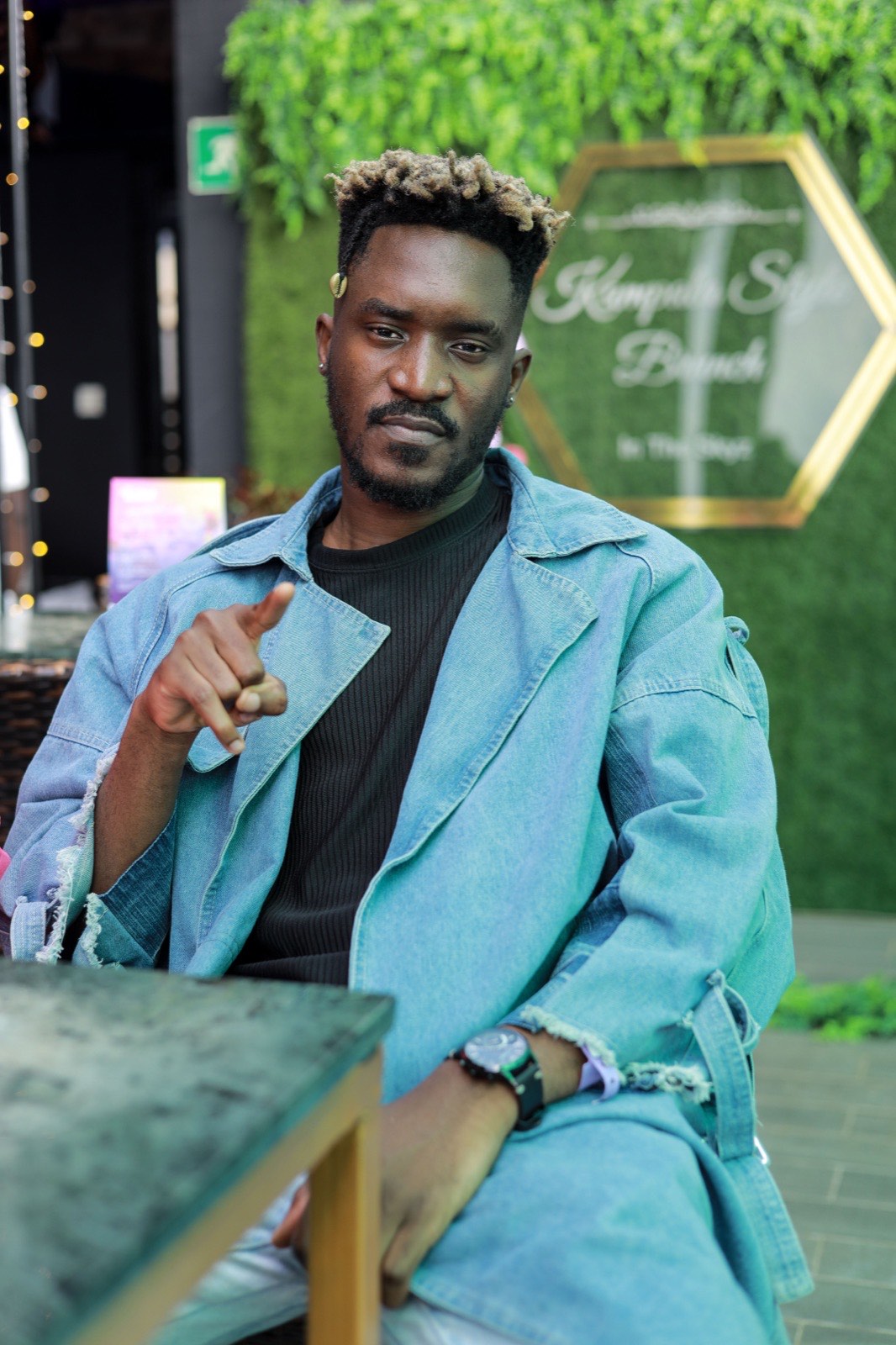 The DJ performing at The Kampala Style Brunch, April 2024