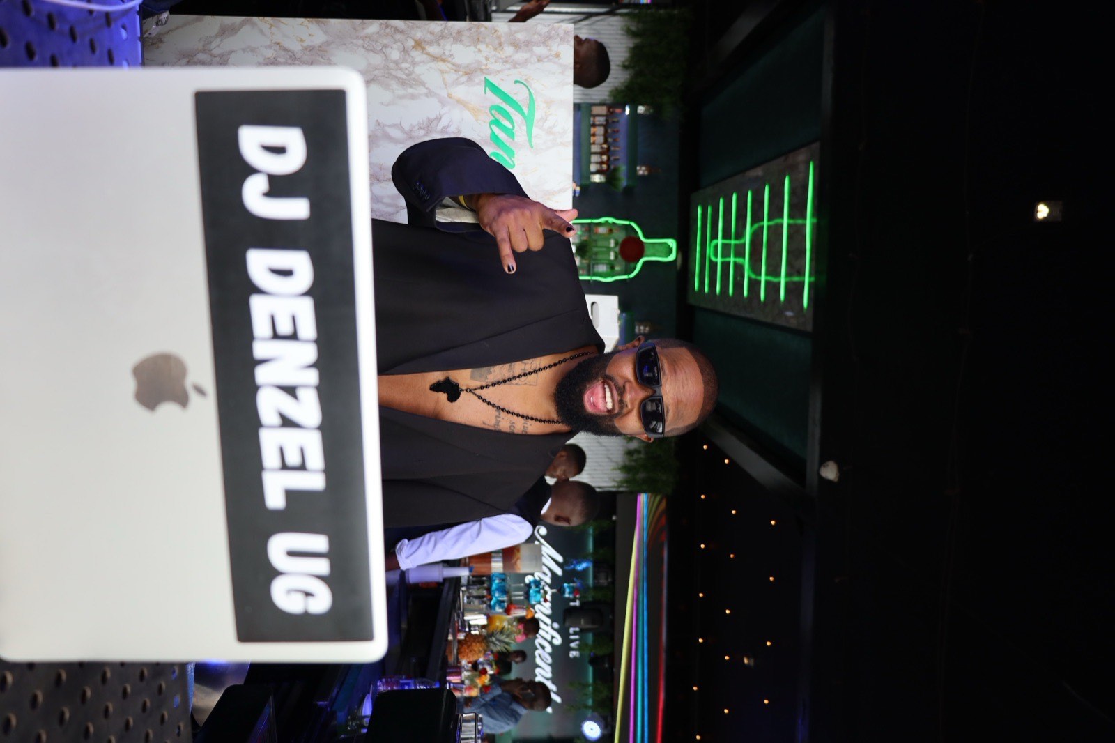DJ Denzel UG performing at The Kampala Style Brunch, February 2024