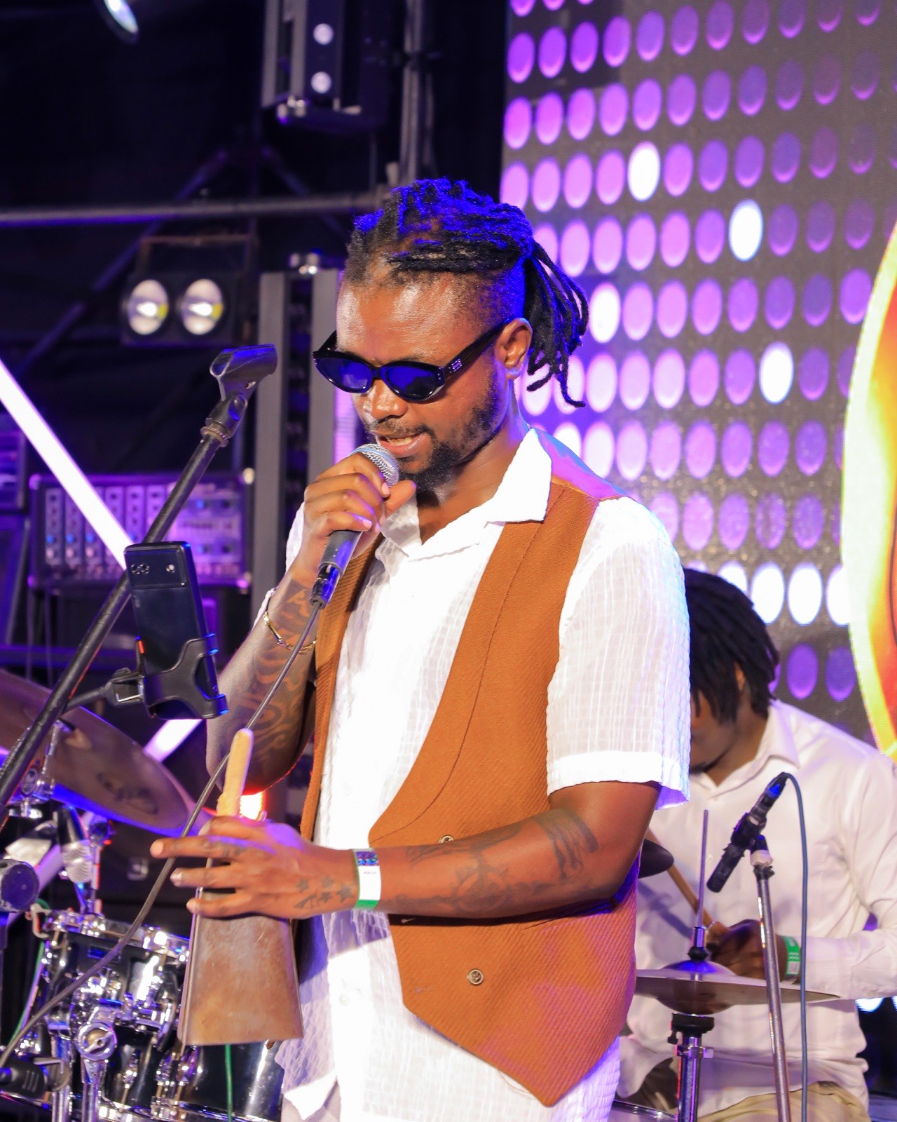 Afrigo Band performing live during Legends Night at The Skyz Exclusive