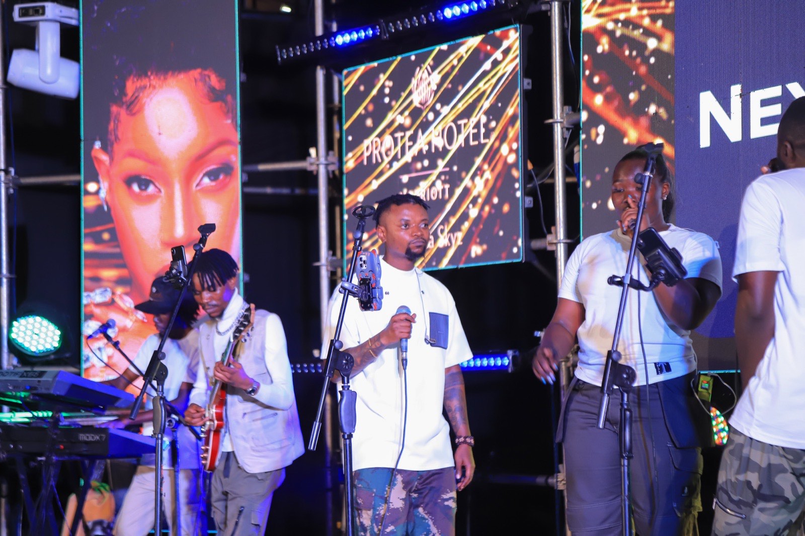 D'Maestroz Band performing live at Tropicanna Poolside