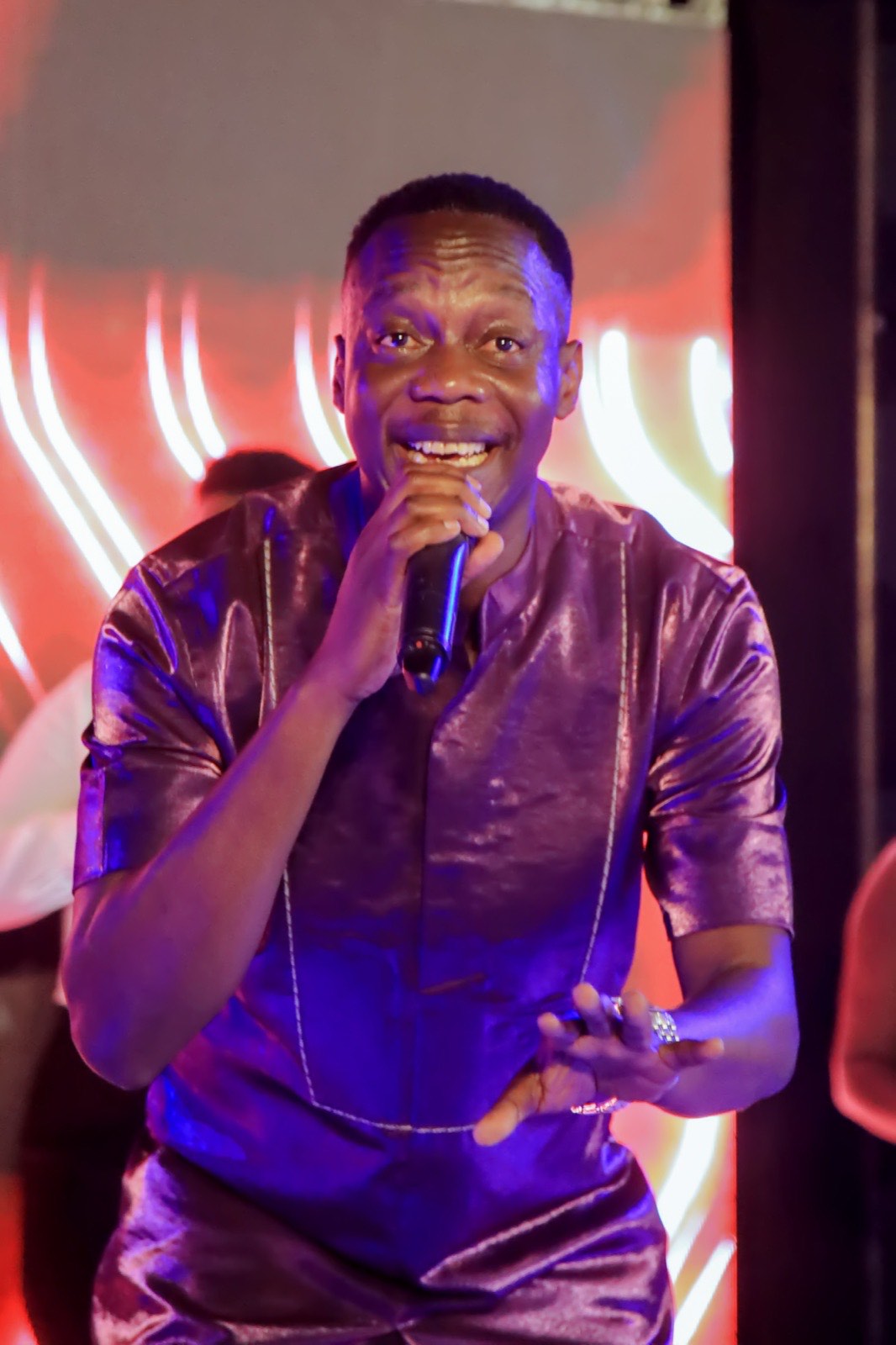Sir Mesach Semakula singing live at The Skyz Exclusive Ekikadde Edition