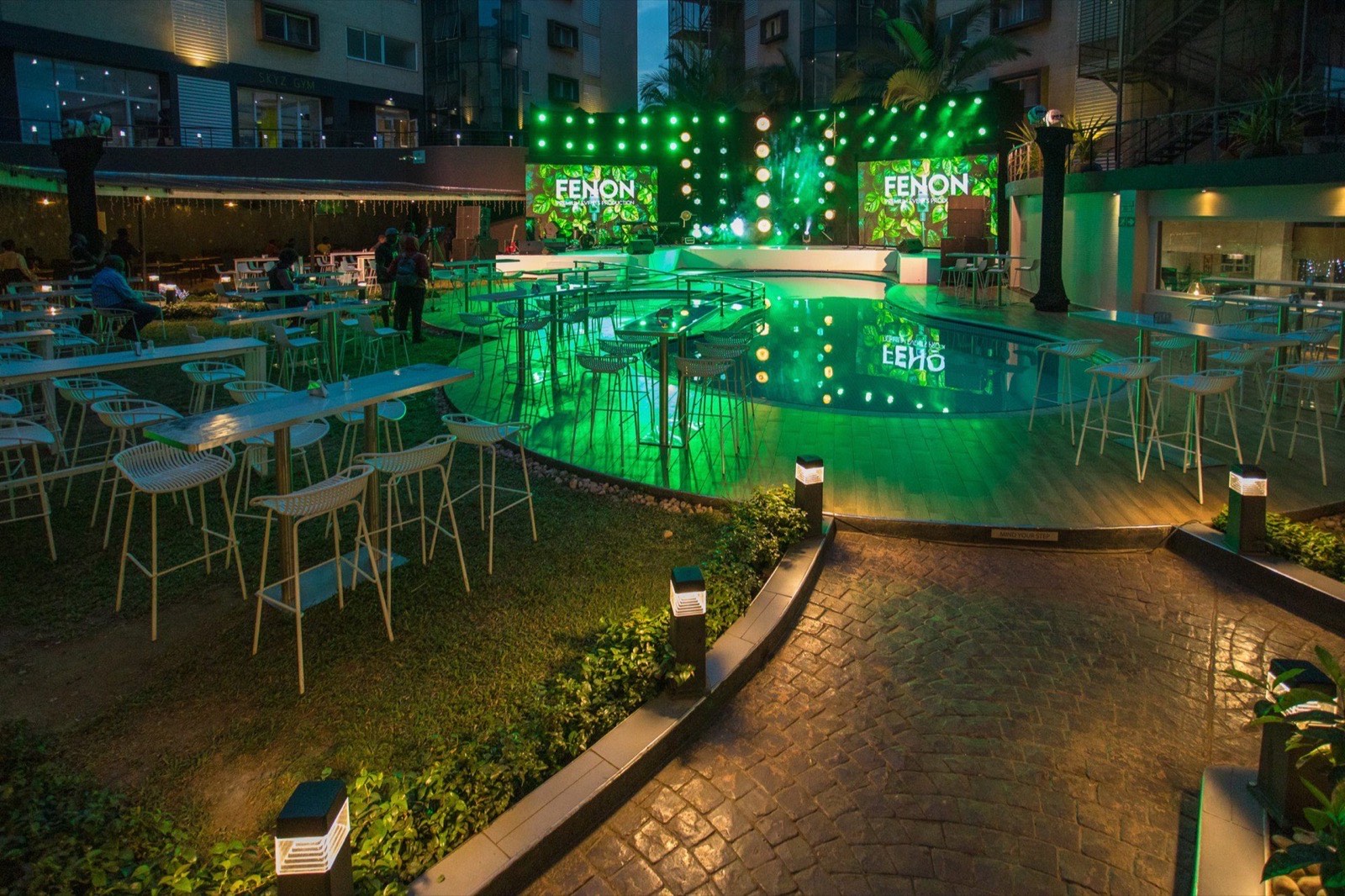 Tropicanna Poolside terrace dining beside the pool
